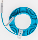 Кабель для смартфонов Xiaomi, Prolike магнитный USB Micro 5 pin AM-BM 1,2 м, голубой - фото
